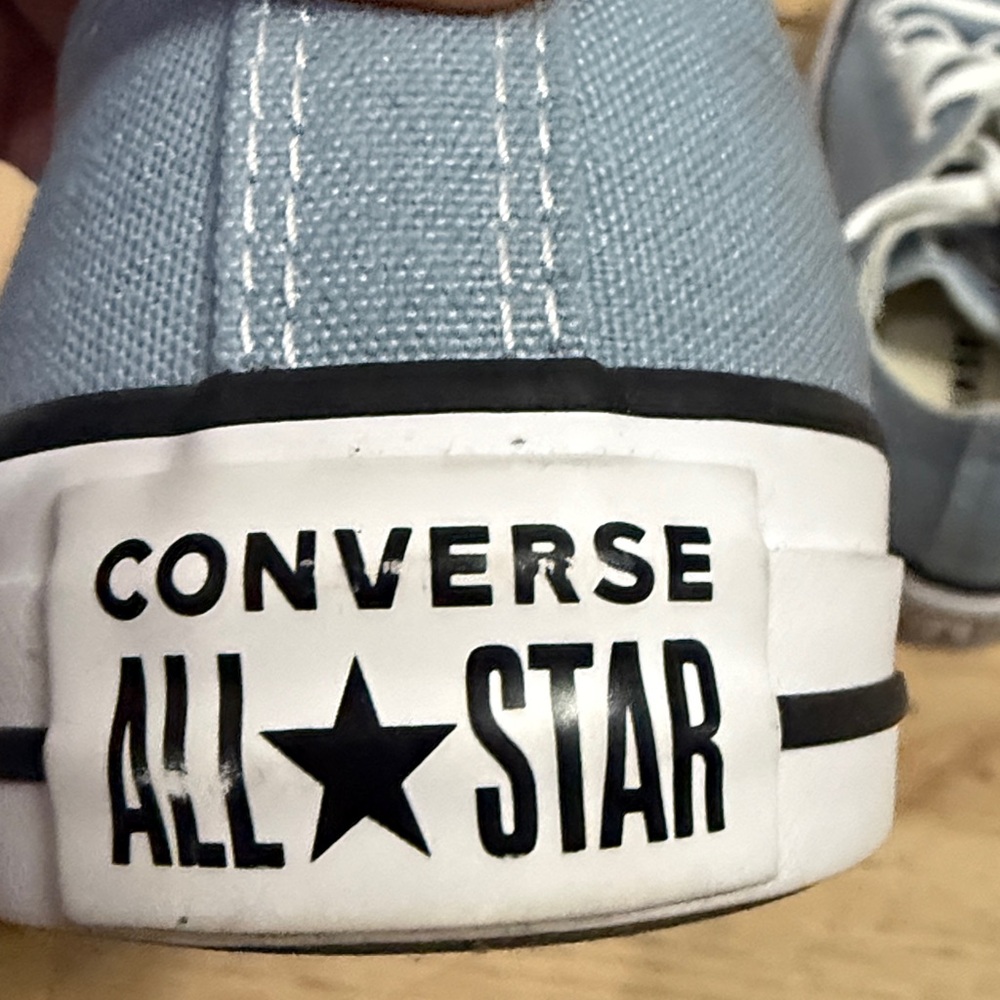 Converse Blue and White Women's Sneakers - Picture 2 of 5